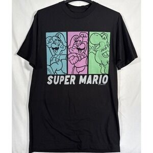 NWT Super Mario Nintendo Luigi Yoshi Short Sleeve Graphic T-Shirt Size‎ LT Tall
